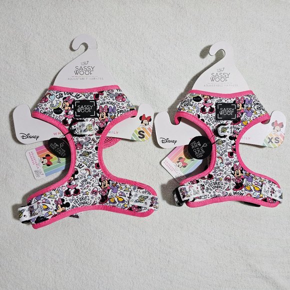 🏷️NWT Disney x Sassy Woof Minnie Mouse & Daisy Duck Dog Harness - Various Sizes - Picture 5 of 15